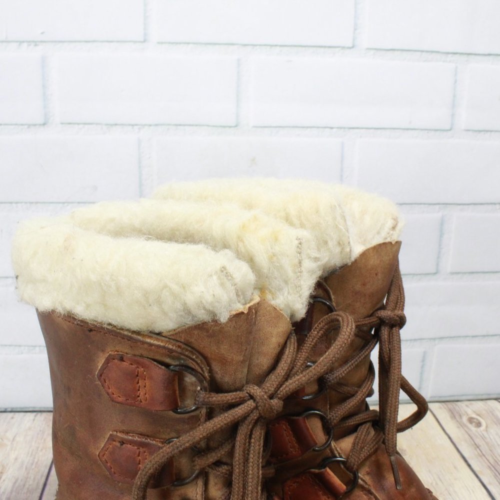 SOREL Alpine Lined Winter Boots Size 6 - Picture 4 of 8